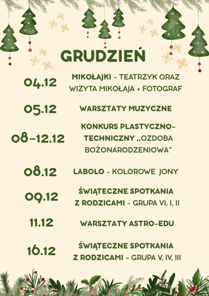 Zdjęcie do wpisu: Grudzień