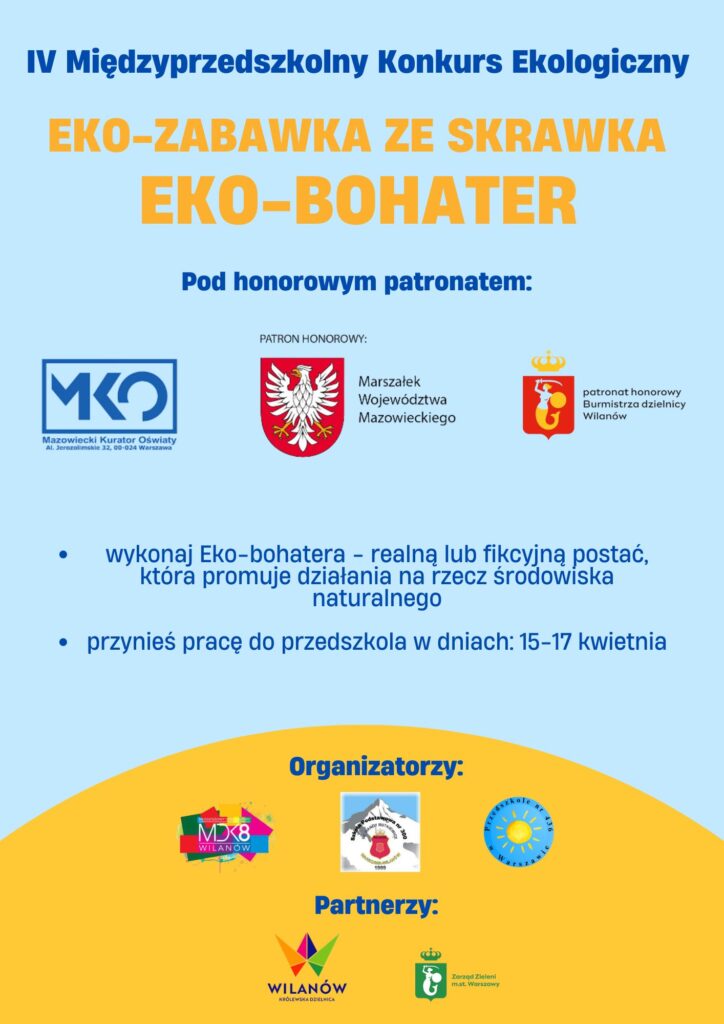 Zdjęcie do wpisu: KONKURS EKO-BOHATER