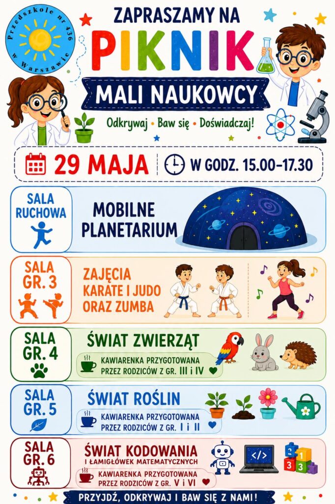Zdjęcie do wpisu: Piknik „MALI NAUKOWCY”!