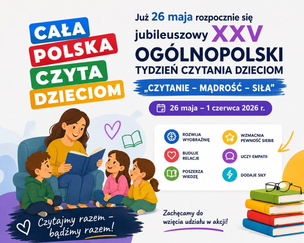 Zdjęcie do wpisu: Ogólnopolski Tydzień Czytania Dzieciom